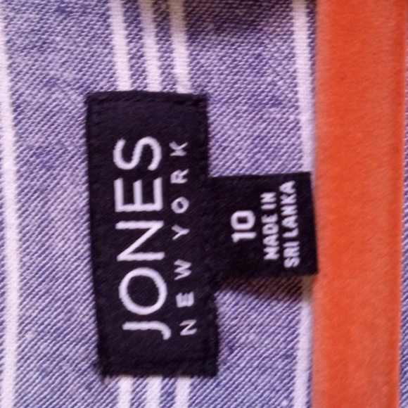 Jones New York linen midi shift dress size 10 - Picture 8 of 11